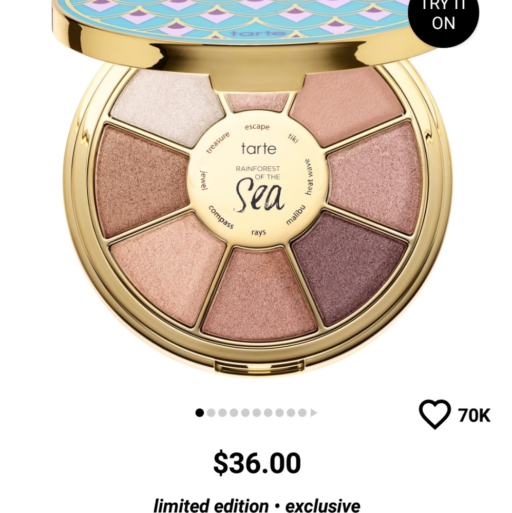 Tarte Rainforest of the Sea Eyeshado palette Vol.3